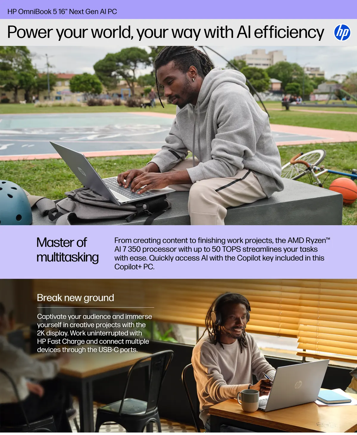 HP OmniBook 5 Ryzen AI 7 350